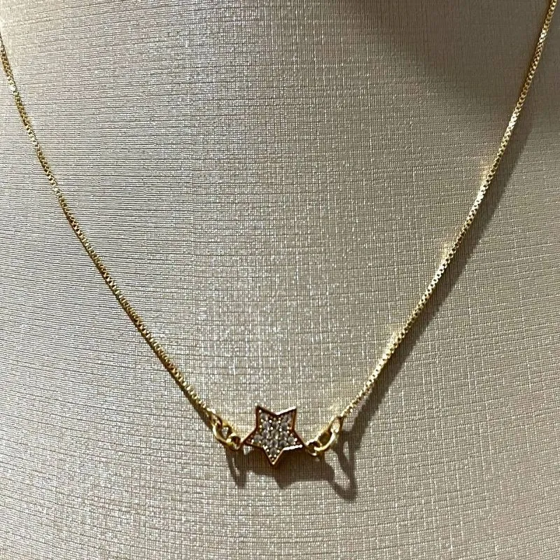 Colar Estrela Cravejada