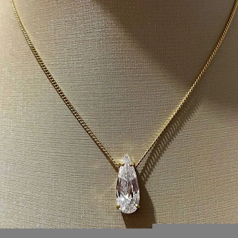 Colar Gota Cristal