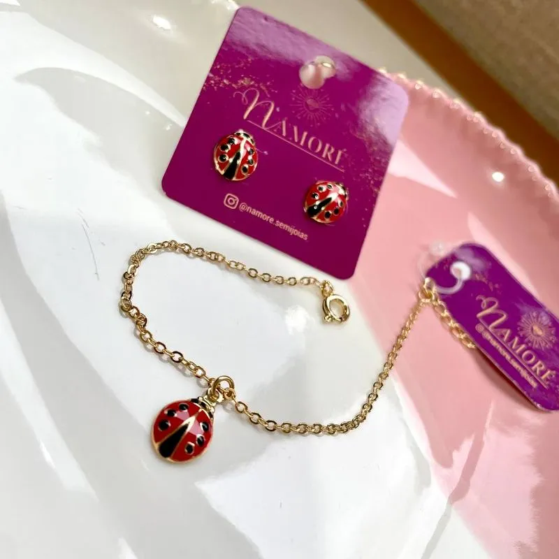 Conjunto Infantil Joaninha