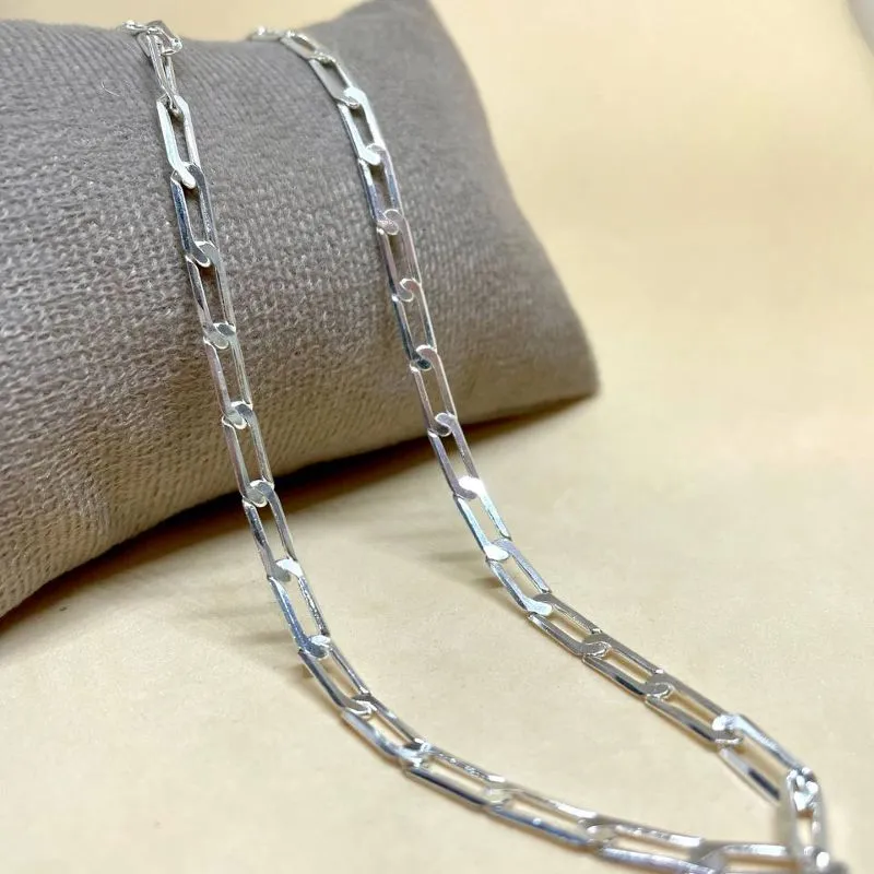 Corrente Masculina Cartier Prata