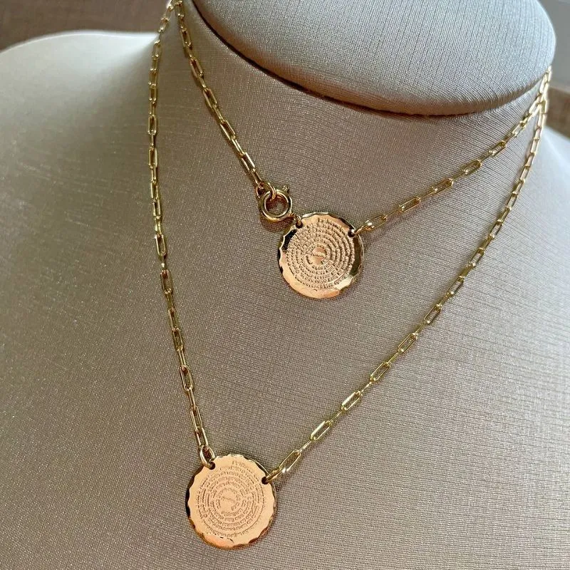 Escapulário Elo Cartier Medalhas