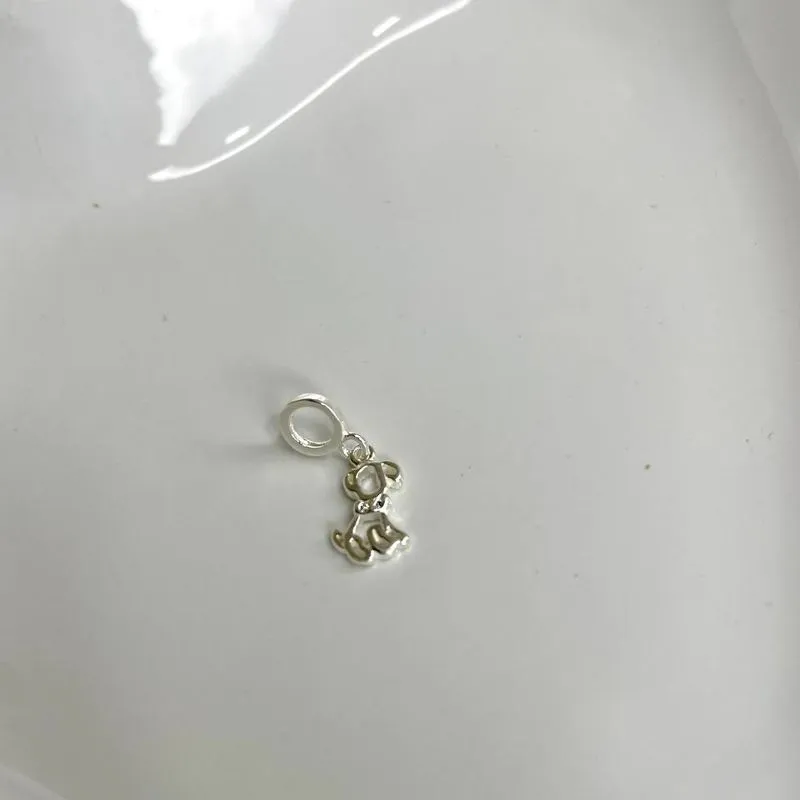 Pingente Charm Dog Prata 925