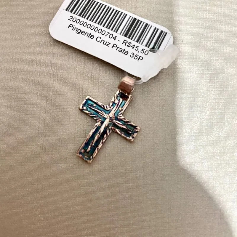 Pingente Crucifixo Prata