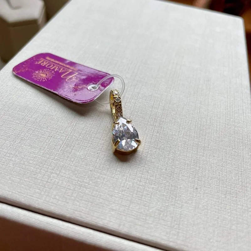 Pingente Gota Cristal