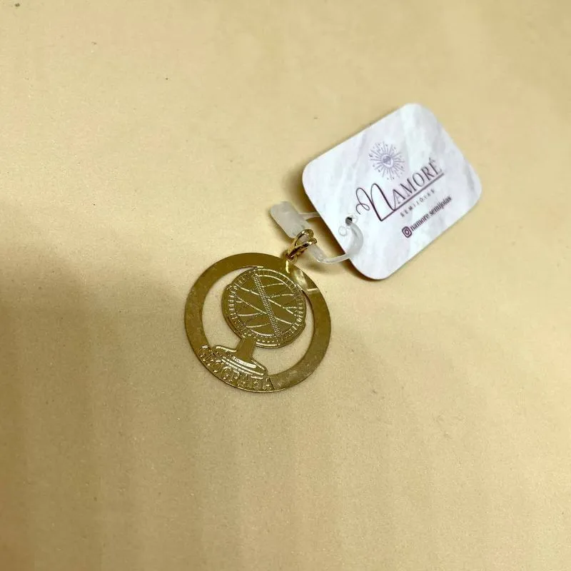 Pingente Medalha Geografia