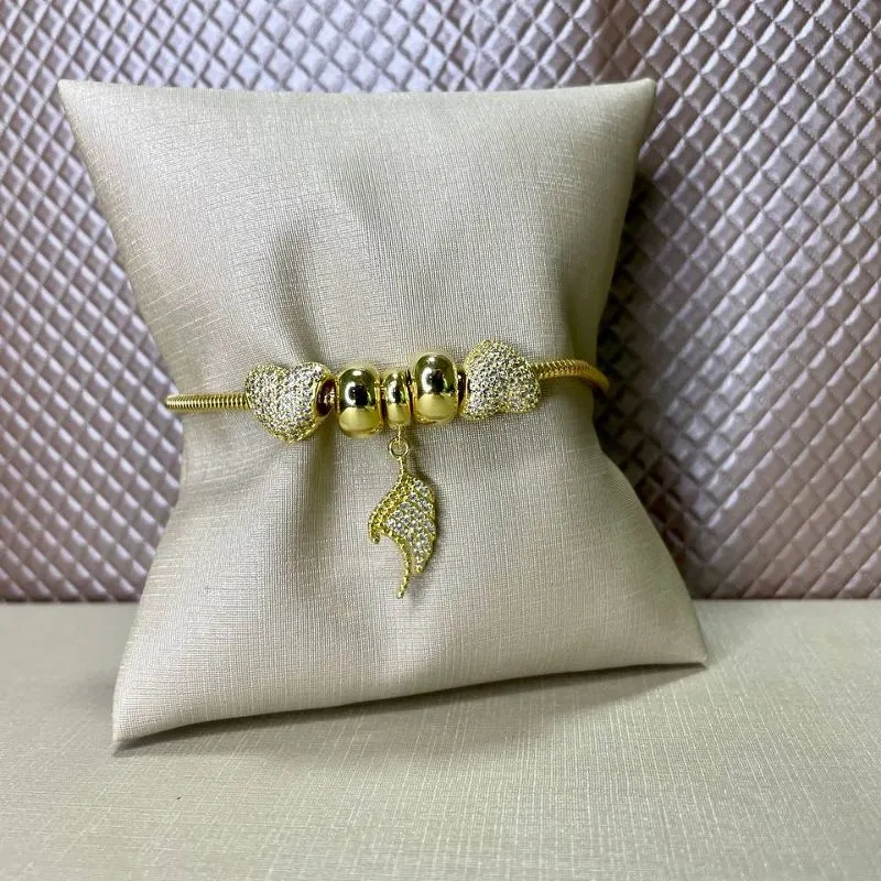 Pulseira Berloque com Zirconia