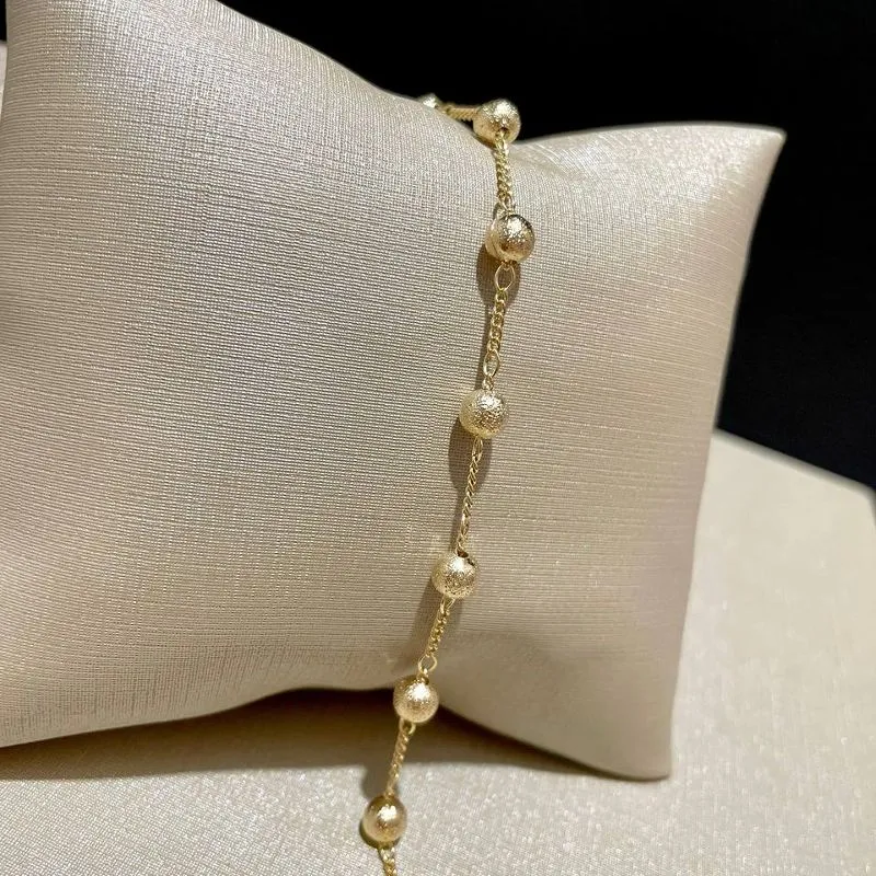 Pulseira Bolinhas Escovadas