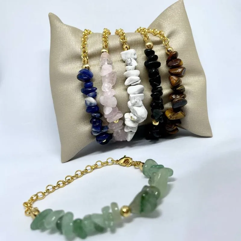 Pulseira Cascalho com Elo Português