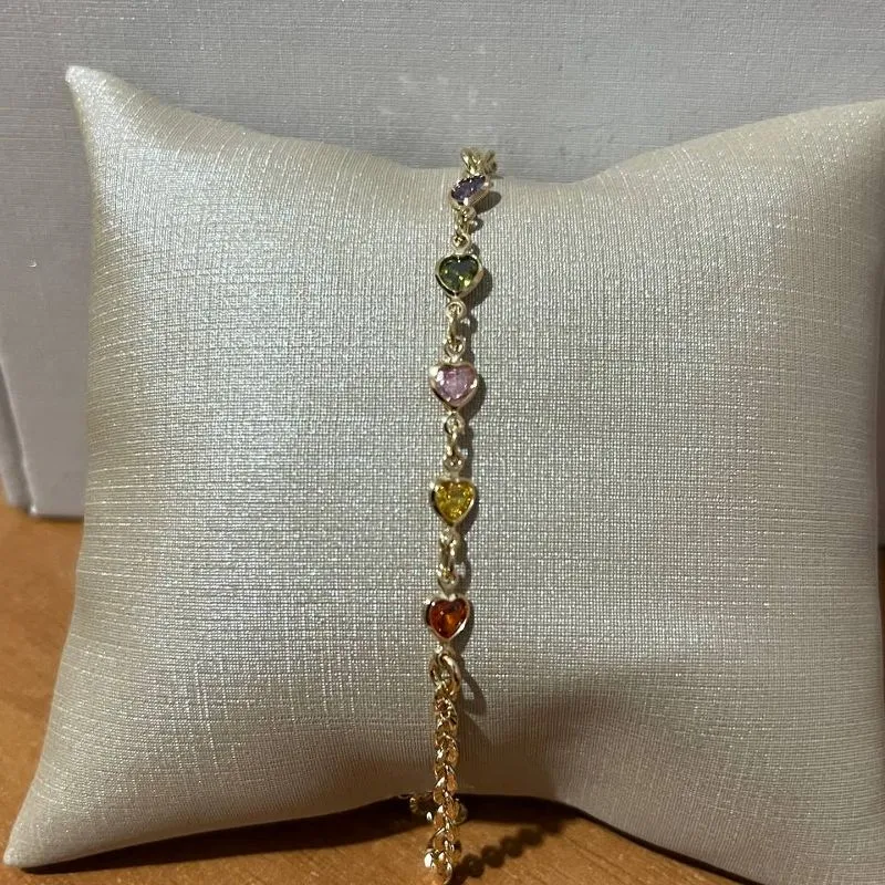 Pulseira Cinco Corações