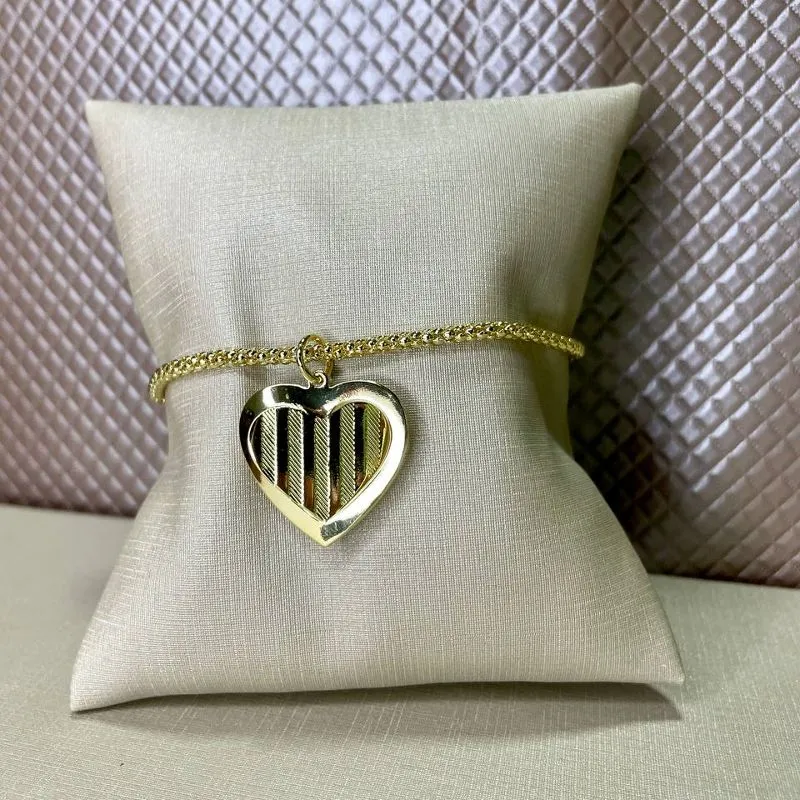 Pulseira com Coração