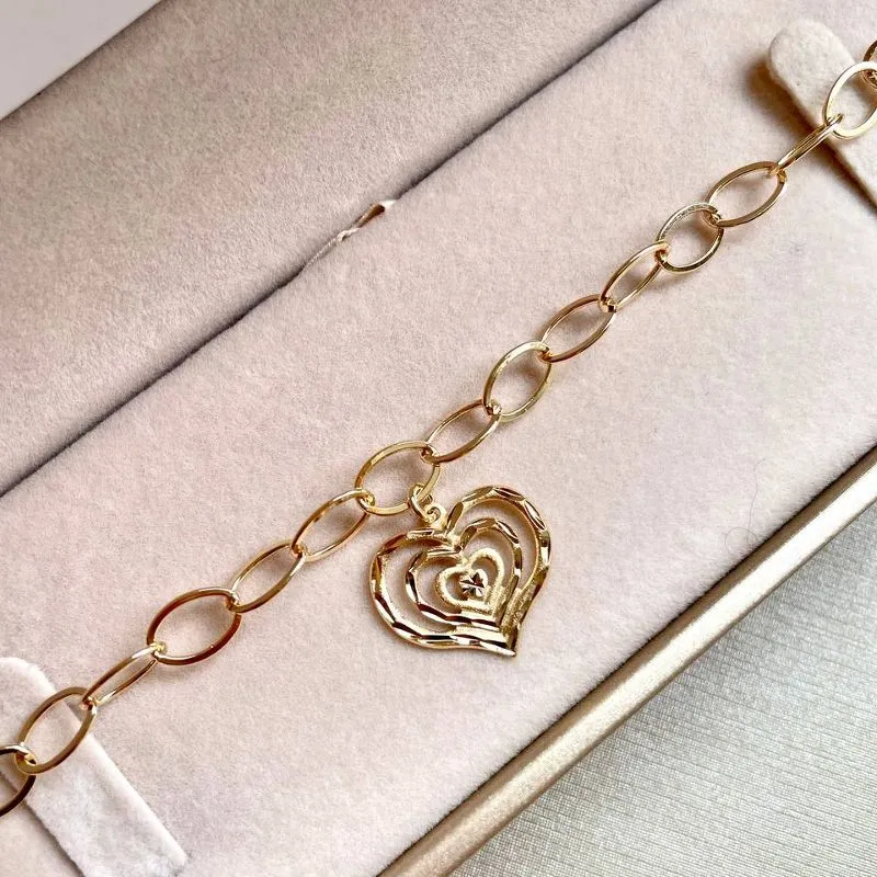Pulseira Coraçaõ Vazado