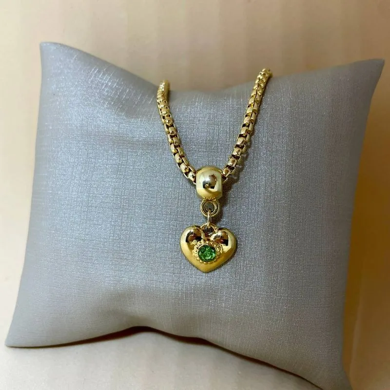 Pulseira Coração Verde