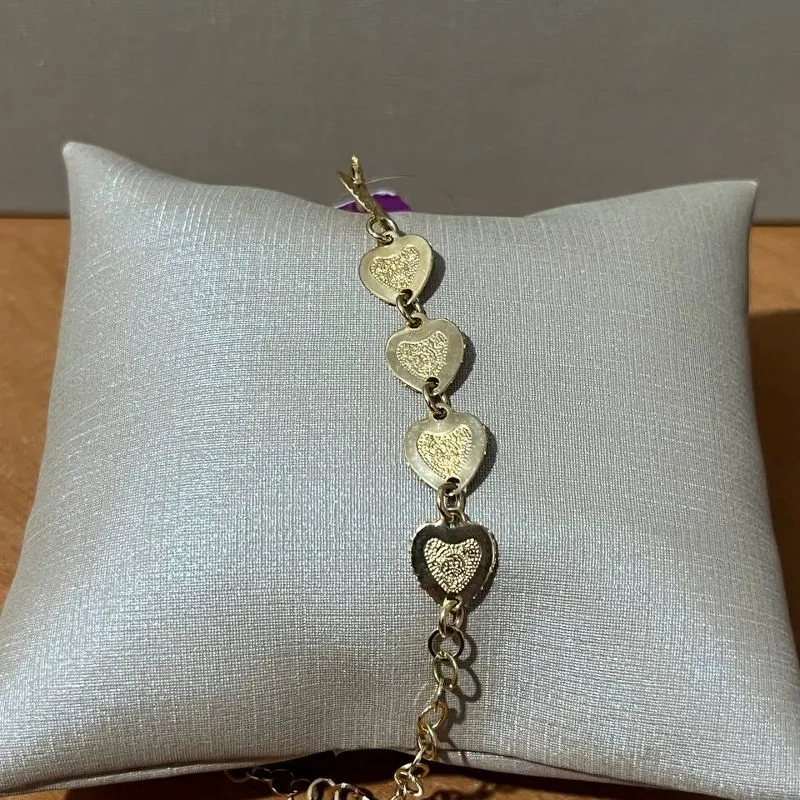 Pulseira Corações Classica