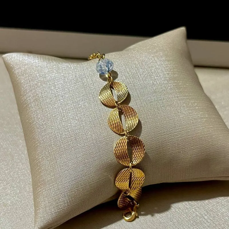 Pulseira Cristal com Elos Largos