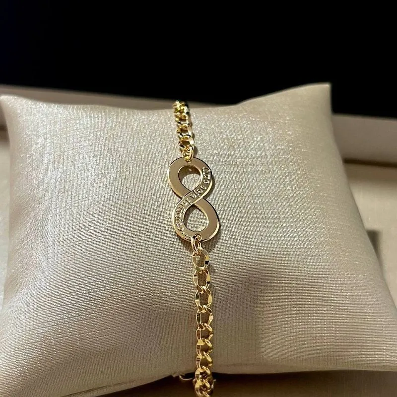 Pulseira Diamantada Que Seja Infinito