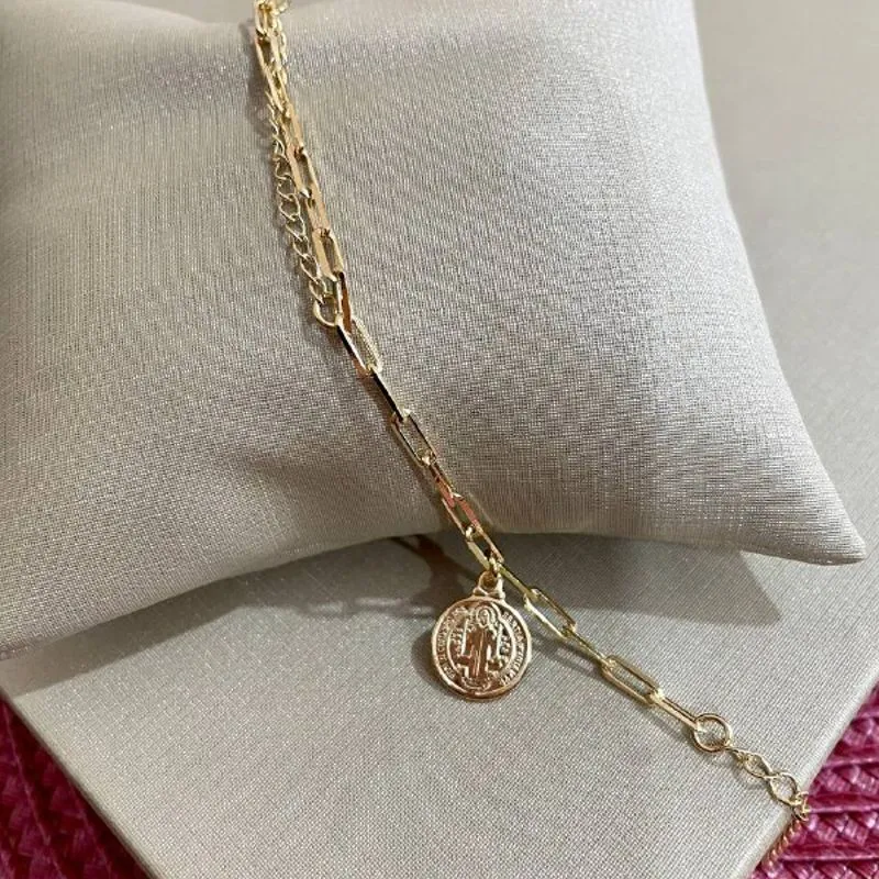 Pulseira Dupla Cartier com São Bento