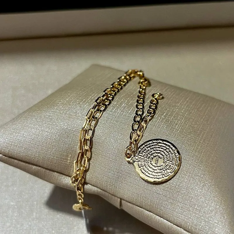 Pulseira Dupla com Pai Nosso na Ponta
