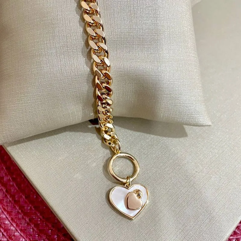 Pulseira Elo Ping Coração