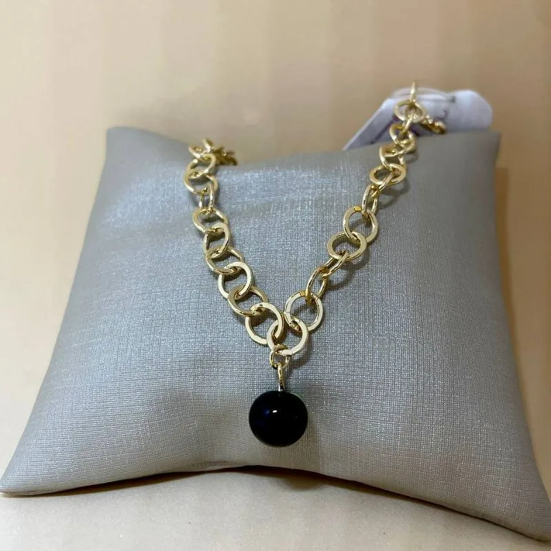 Pulseira Elo Portugues com Jabuticaba