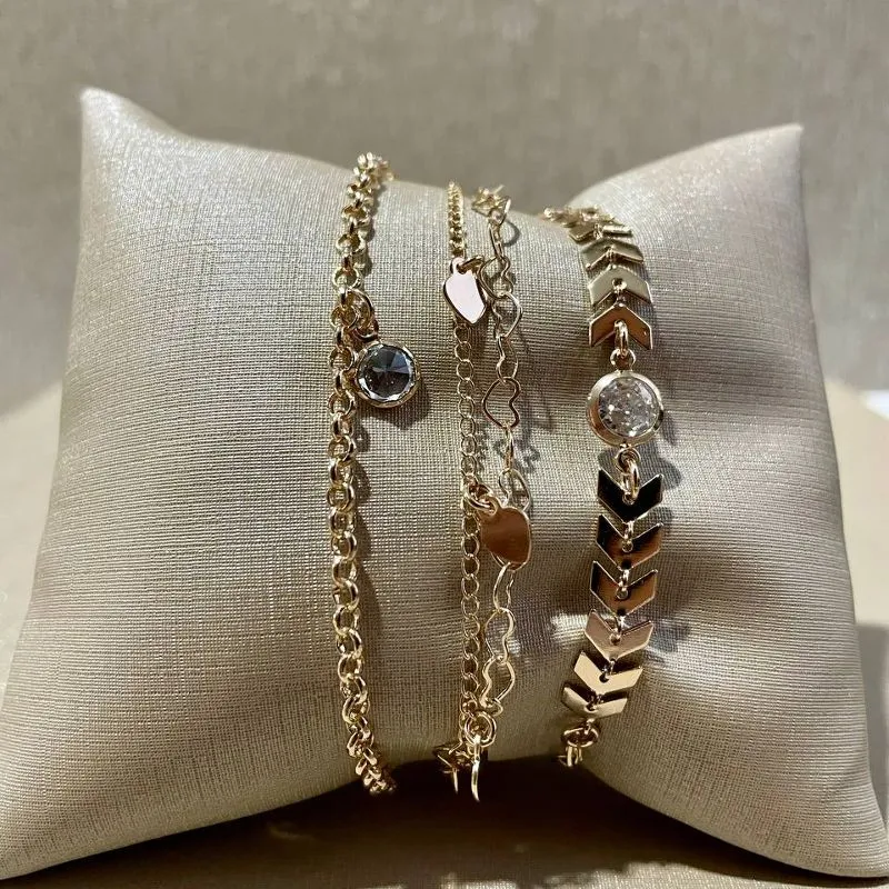 Pulseira Flechas com Zircônia