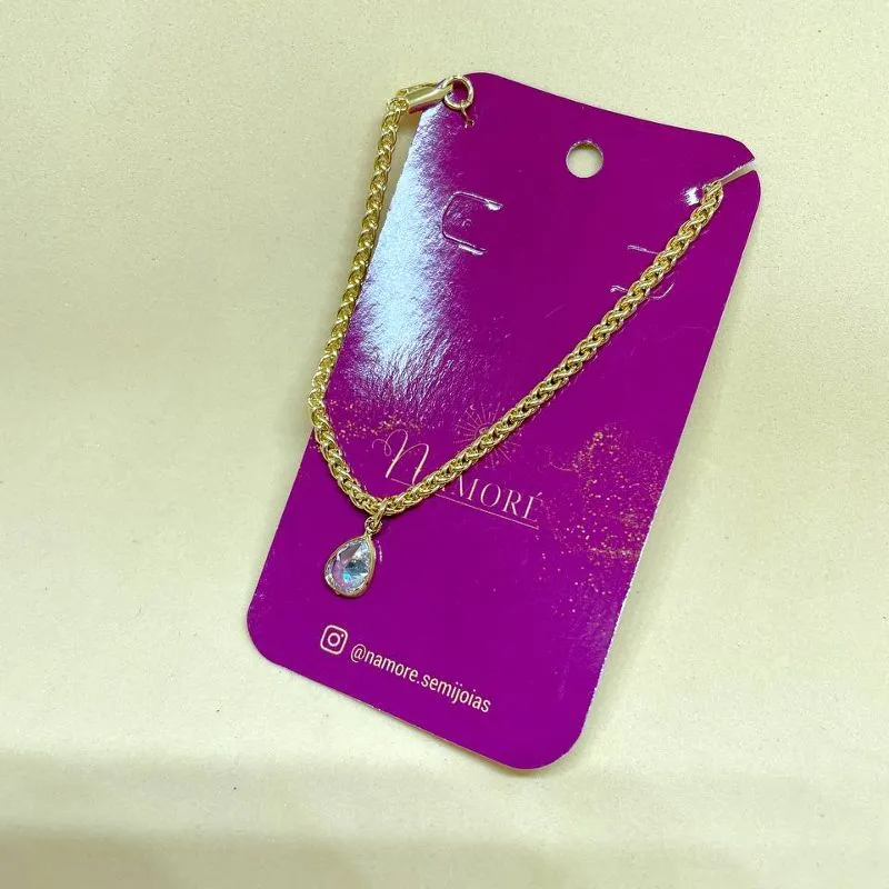 Pulseira Gota Elo Largo