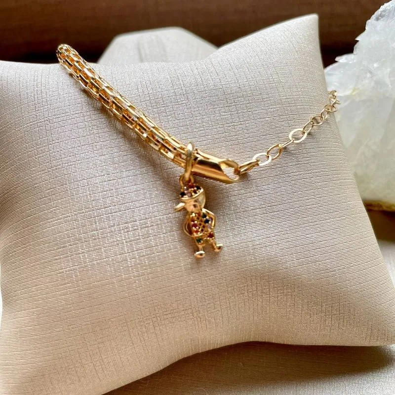 Pulseira Grossa com Menino Crav