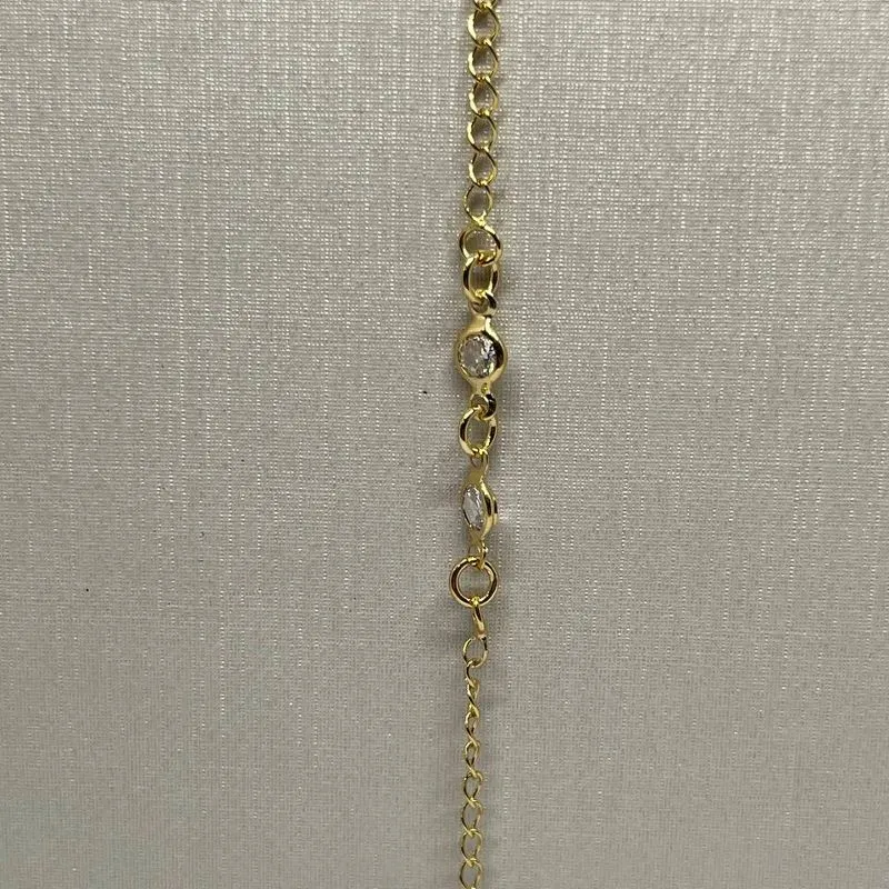 Pulseira Infantil com dois cristais