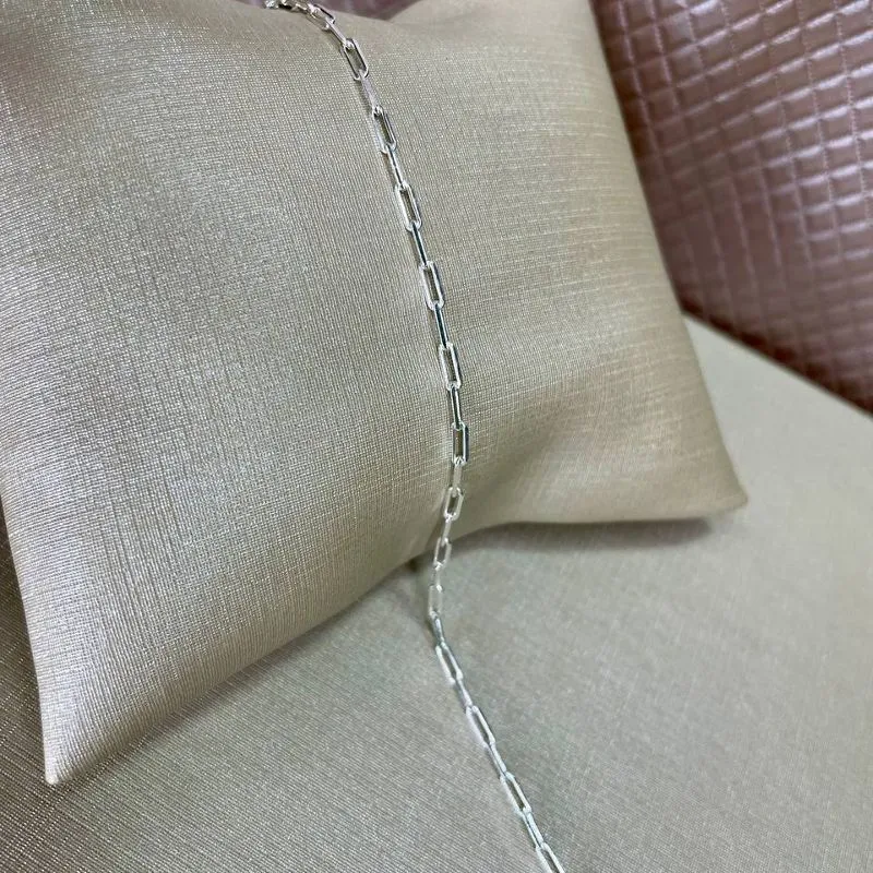 Pulseira Masculina Cartier Banhada Prata