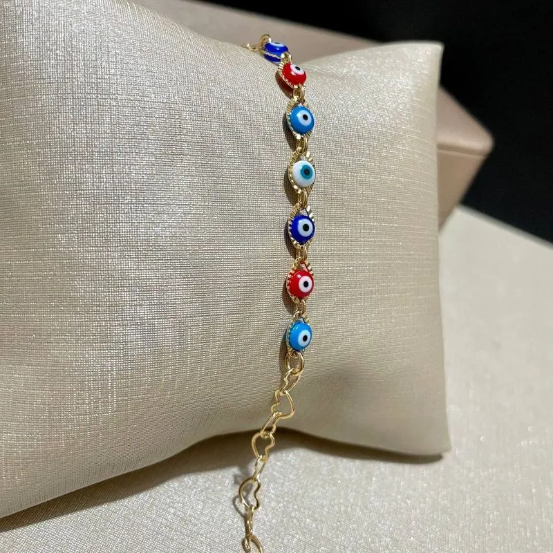 Pulseira Olho Grego Colorido