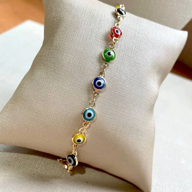 Pulseira Olho Grego Coloridos