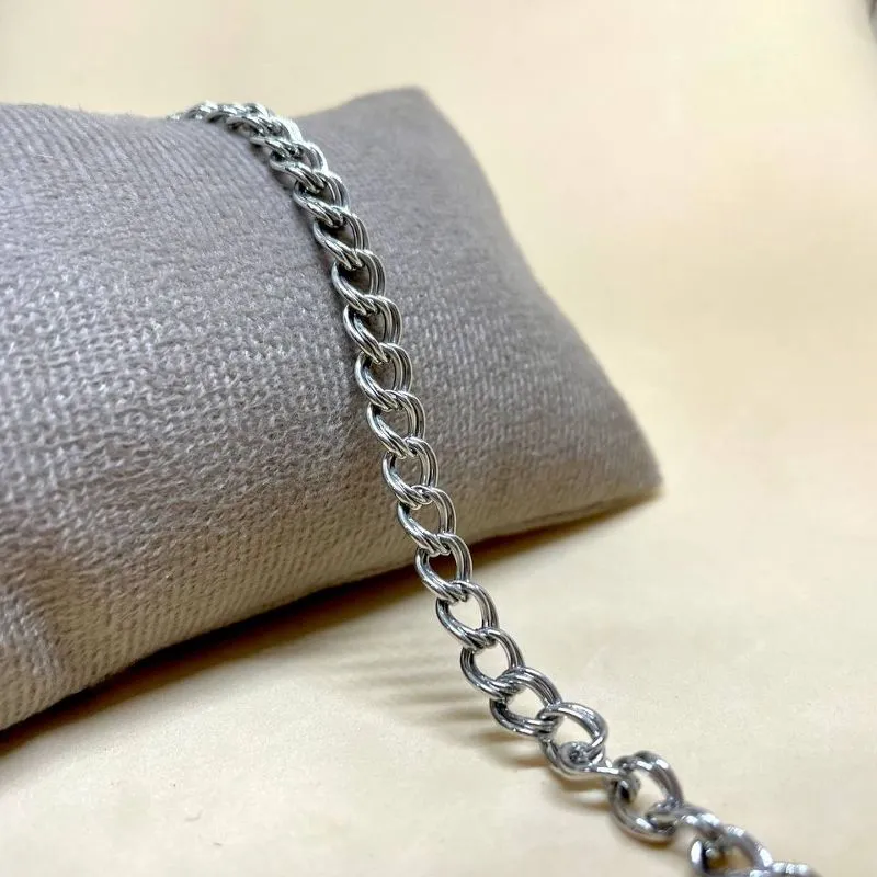 Pulseira TRanspassada Aço Inox