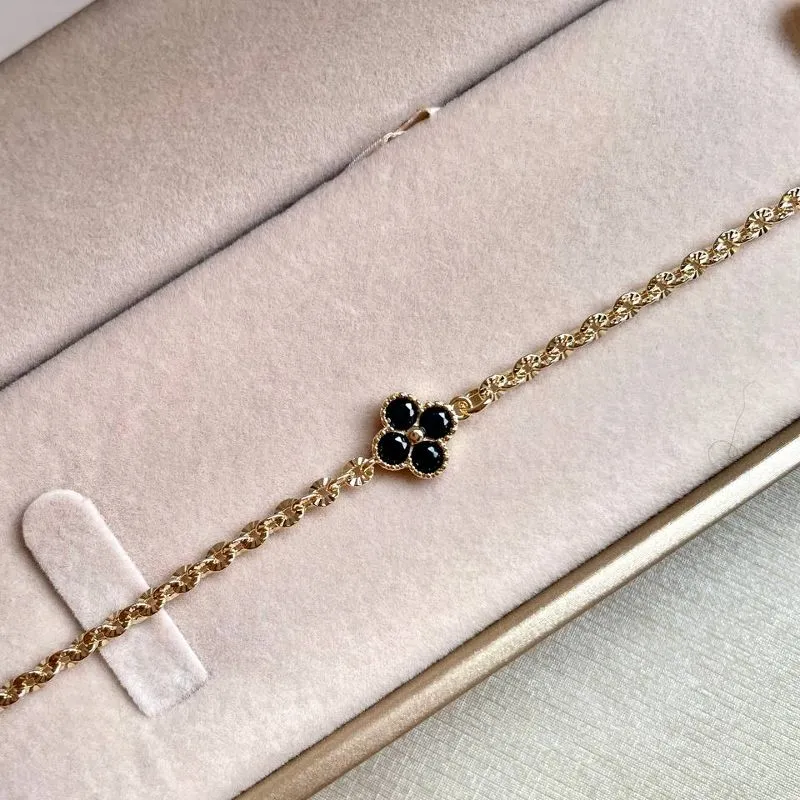 Pulseira Trevo Negro