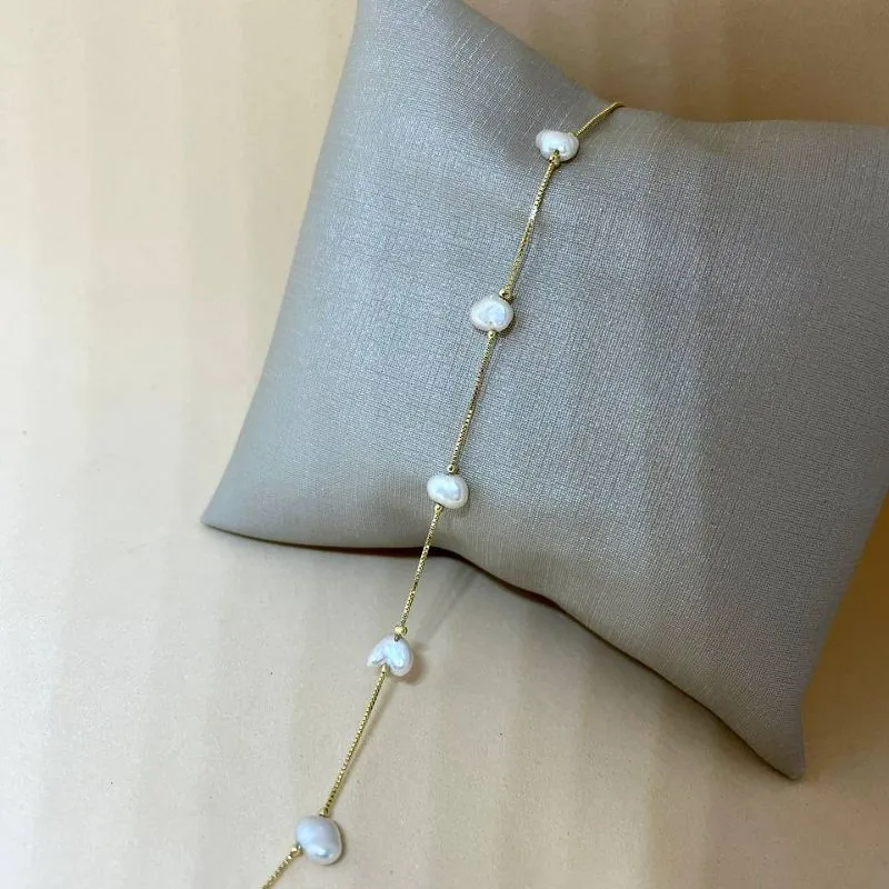 Pulseira Veneziana com Pérolas