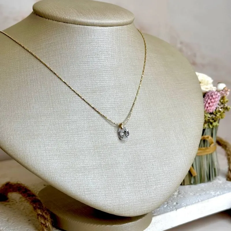 Colar com Gota Cristal