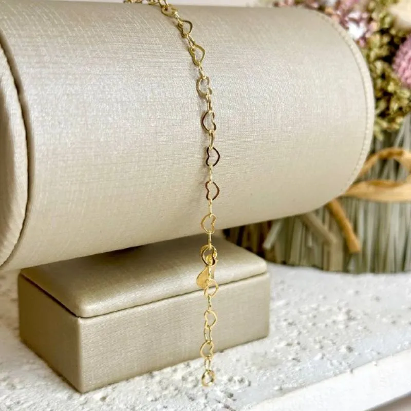 Pulseira Elo de Corações