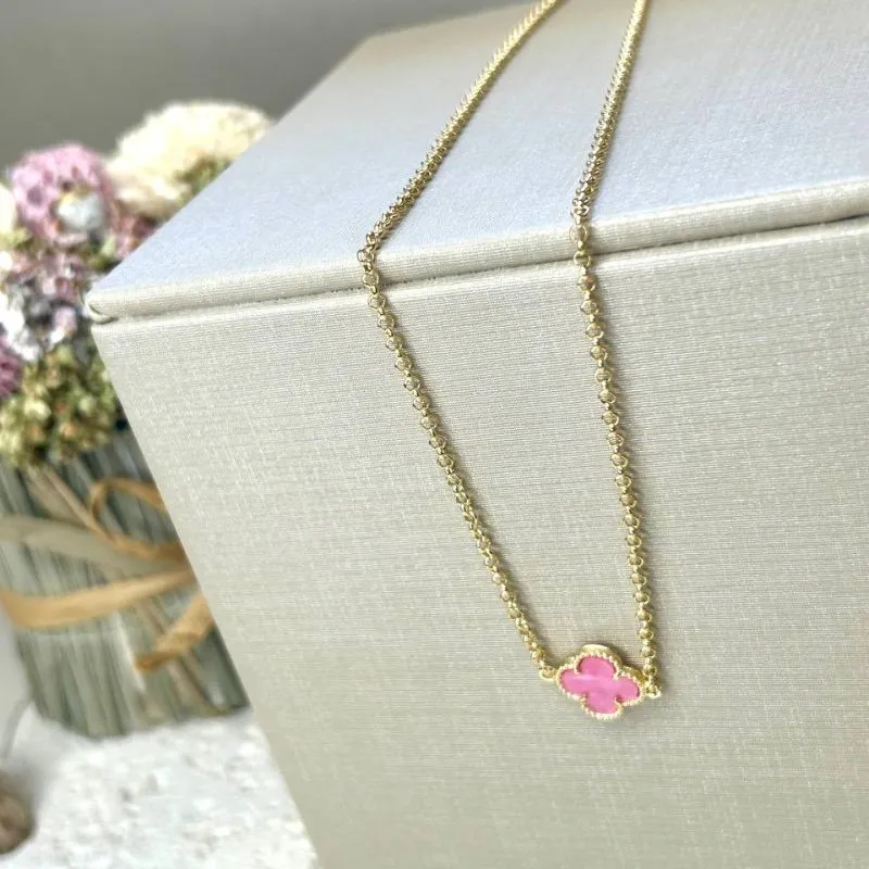 Choker Vintage Banhado Ouro Especial Rosa