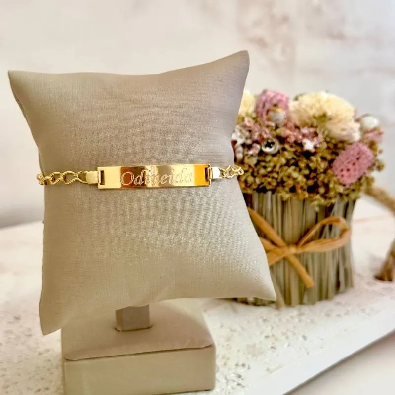 Pulseira Personalizada  - Chapa com Nome