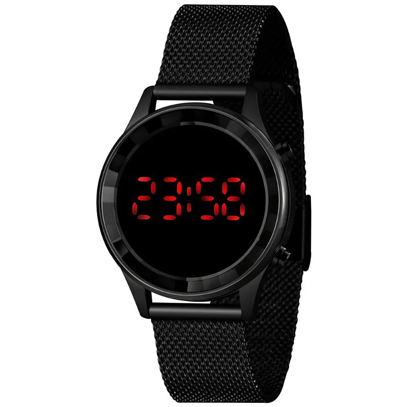RELOGIO LED FEMININO CLASSICO LDN4647L PRETO