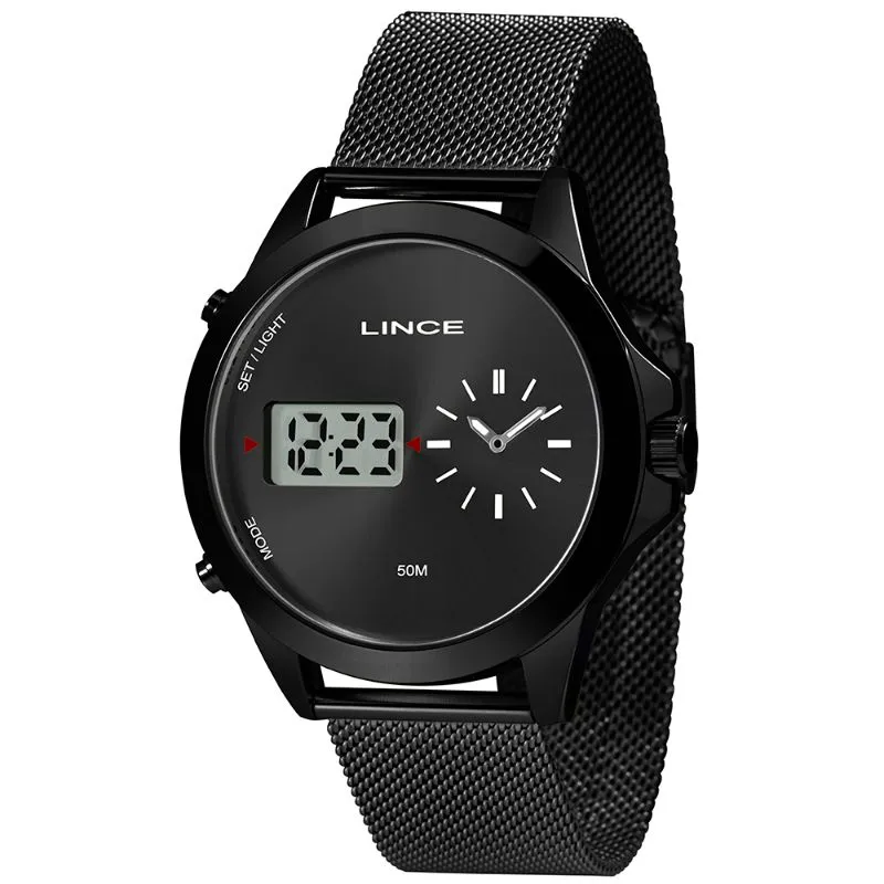 RELOGIO MASCULINO ANADIGI MAN4722L PRETO
