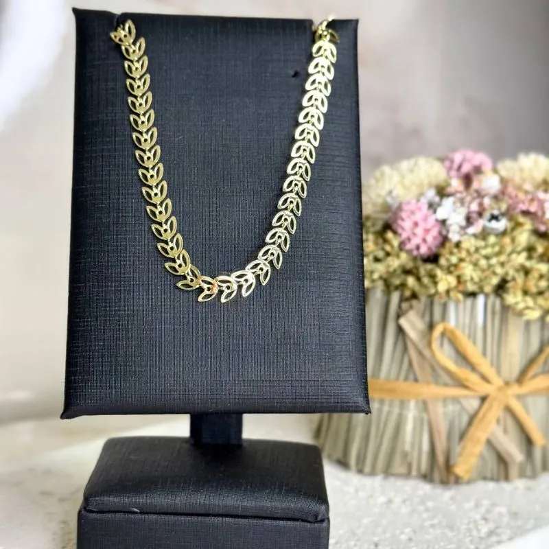 Pulseira Escama de Peixe - Banho ouro 18k