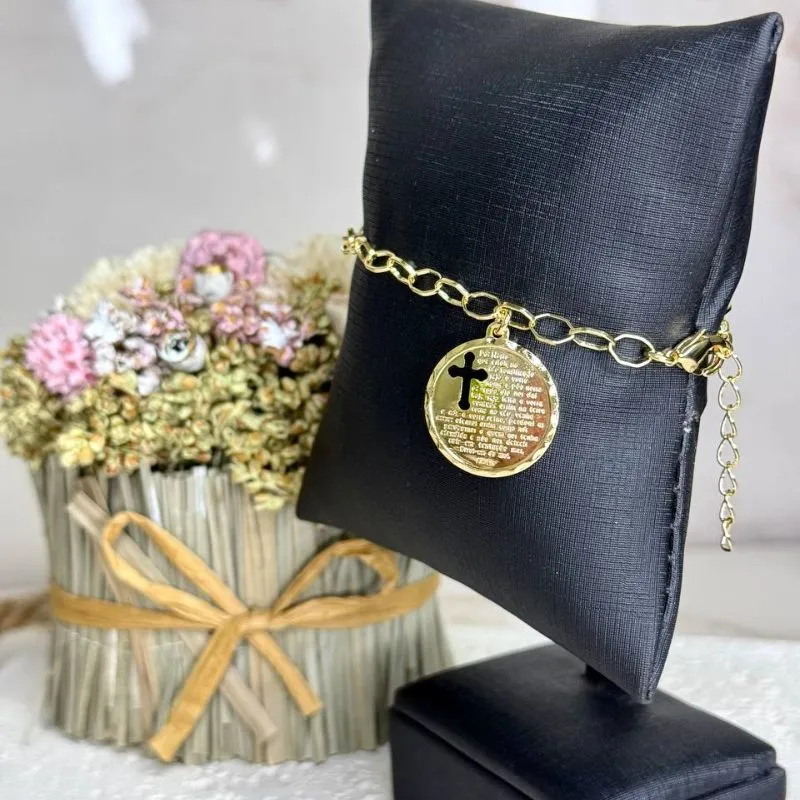Pulseira Prece de Ouro
