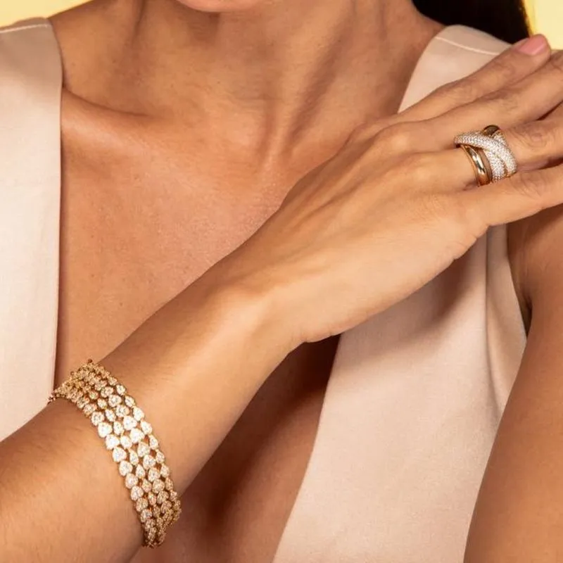 PULSEIRA RIVIERA CORAÇÃO - Cravejado - Inspiração