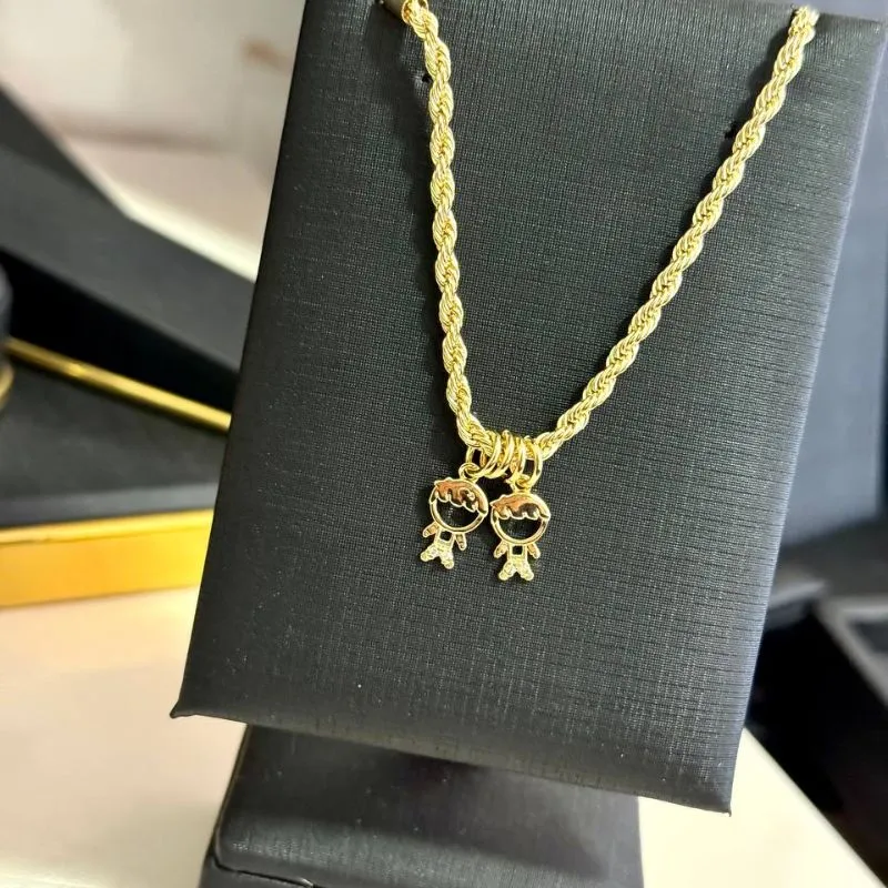Pulseira Cordão Baiano com Filhos - 2 meninos