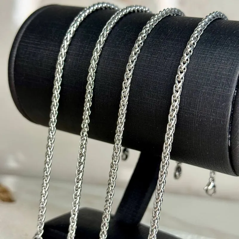 Pulseira Masculina Aço Inox - 22cm
