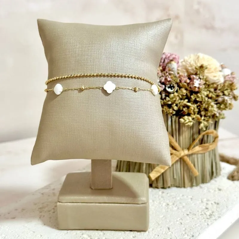 Pulseira Vintage Banhado a Ouro - Sublime - 18cm